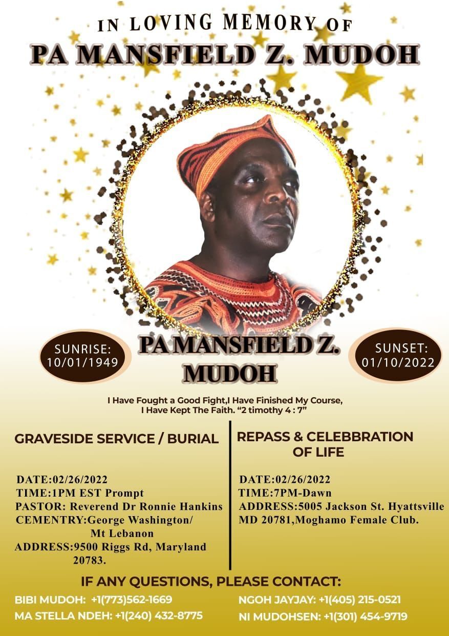 Pa Mansfield Mundoh Laid to rest